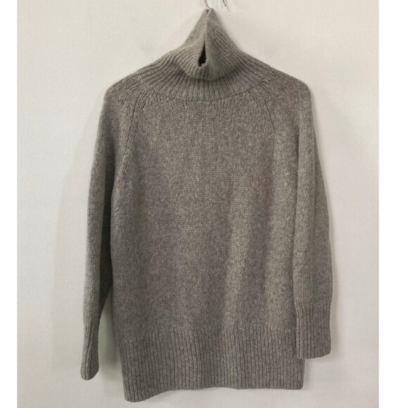 Aritzia Babaton Alpaca DAY OFF TURTLENECK Sweater Grey - Picture 8 of 11